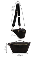 Women's Black Waist Bag | Derimod