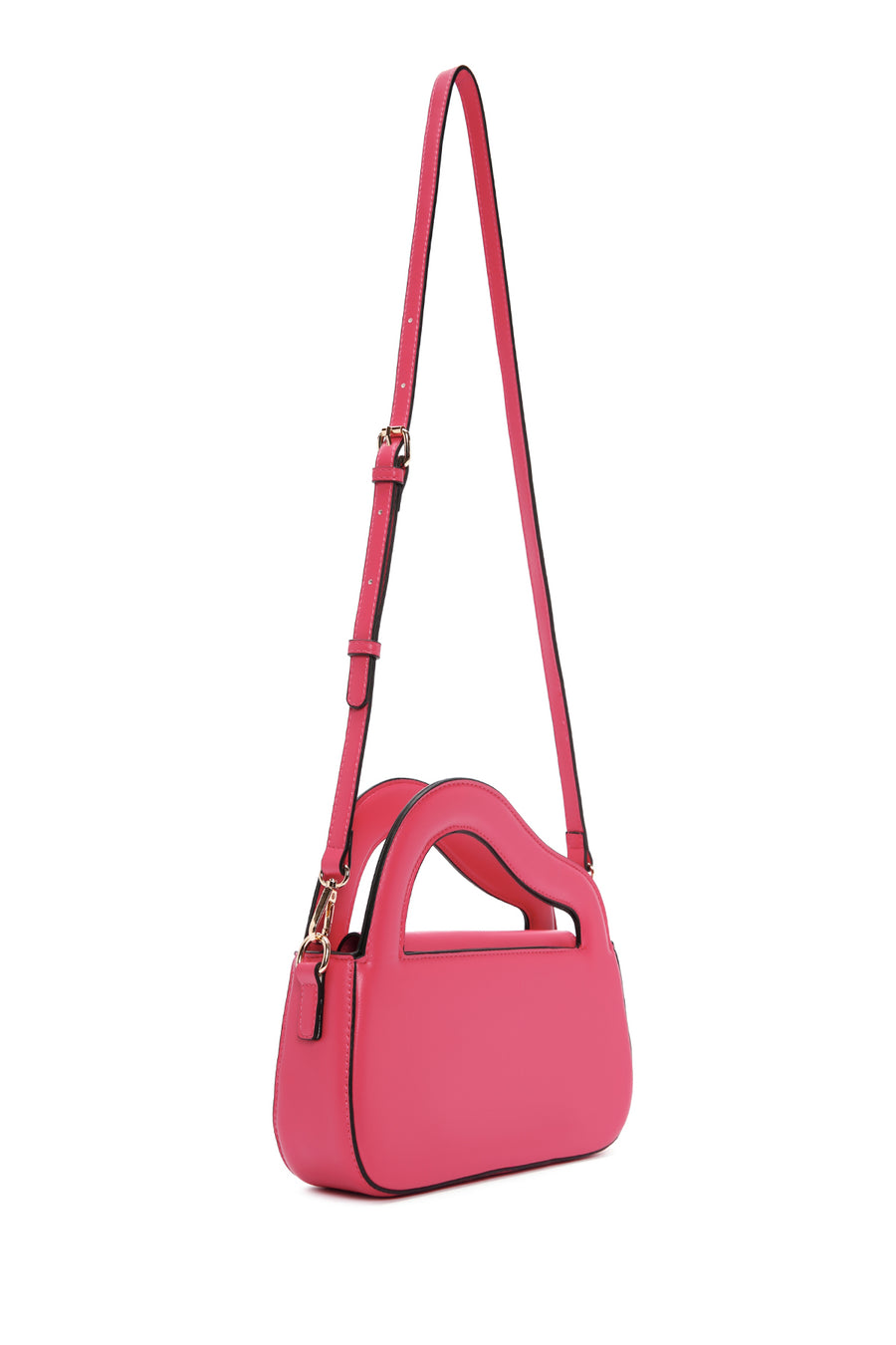 Women's Pink Long Strap Crossbody Bag