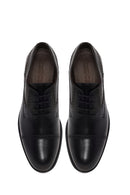 Male Black Lace-Up Leather Casual Shoes | Derimod
