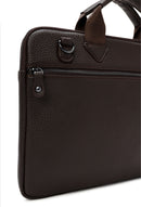 Men's Brown Long Strap Briefcase | Derimod