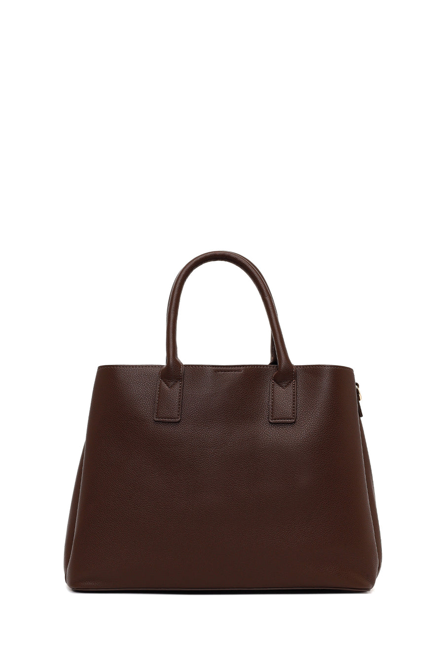 Woman Brown Long-Strap Classic Shoulder Bag