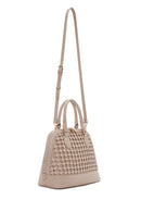 Women's Mink Long Strap Knitted Shoulder Bag | Derimod