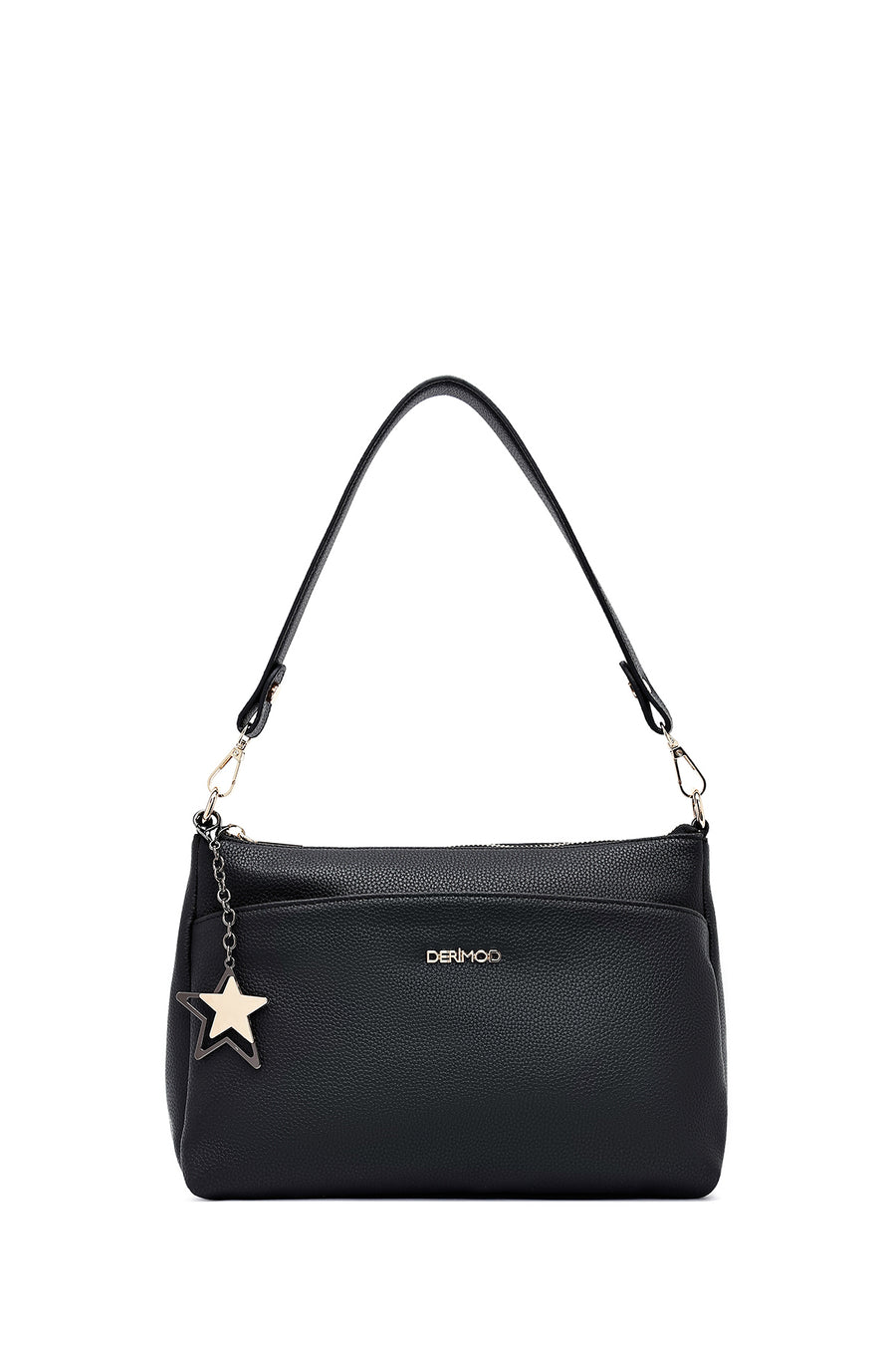 Women's Black Long Strap Accessory Handbag