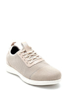 Men's Leather Detailed Sneaker | Derimod