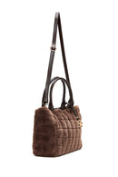 Women's Brown Plush Handbag | Derimod