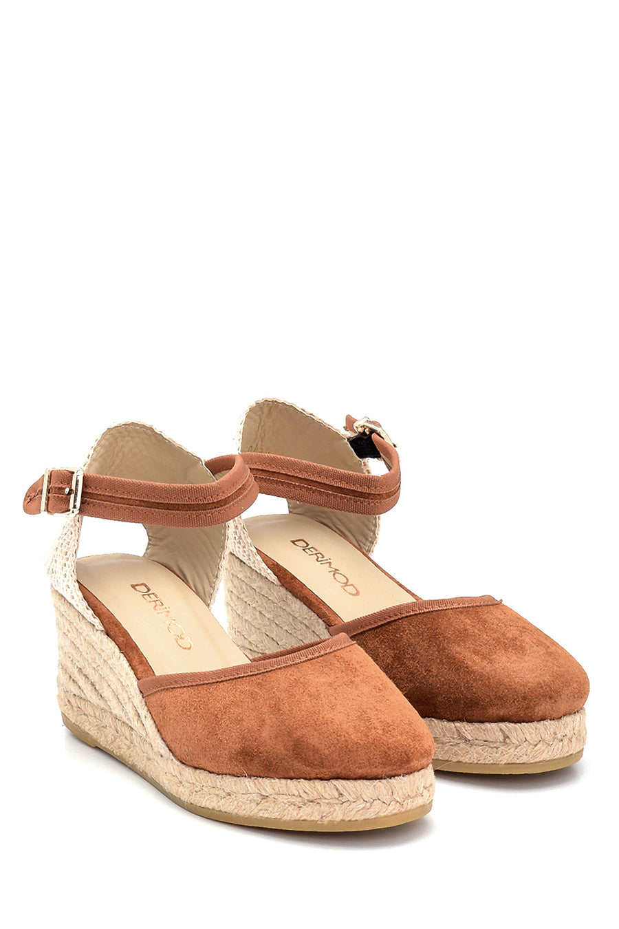 Kadın Dolgu Topuk Süet Espadril