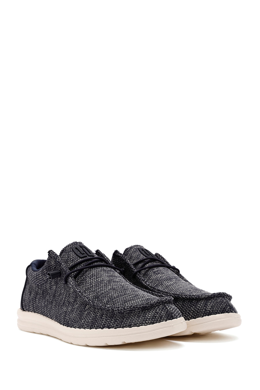Derimod Zero Men's Navy Blue Fabric Casual Shoes