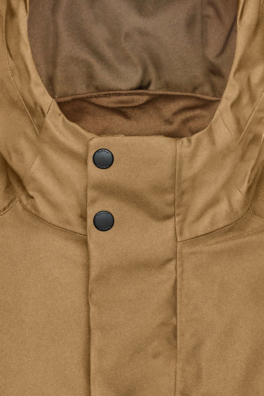 Geox Men's Tan M Clintford Zippered Long Coat