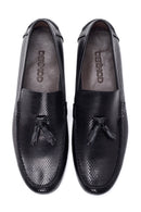 Erkek Deri Baskılı Loafer | Derimod