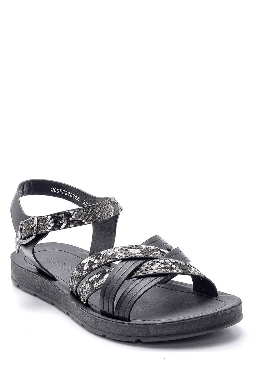 Women's Snakeskin Patterned Sandals