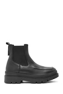Men's Black Leather Chelsea Boots | Derimod