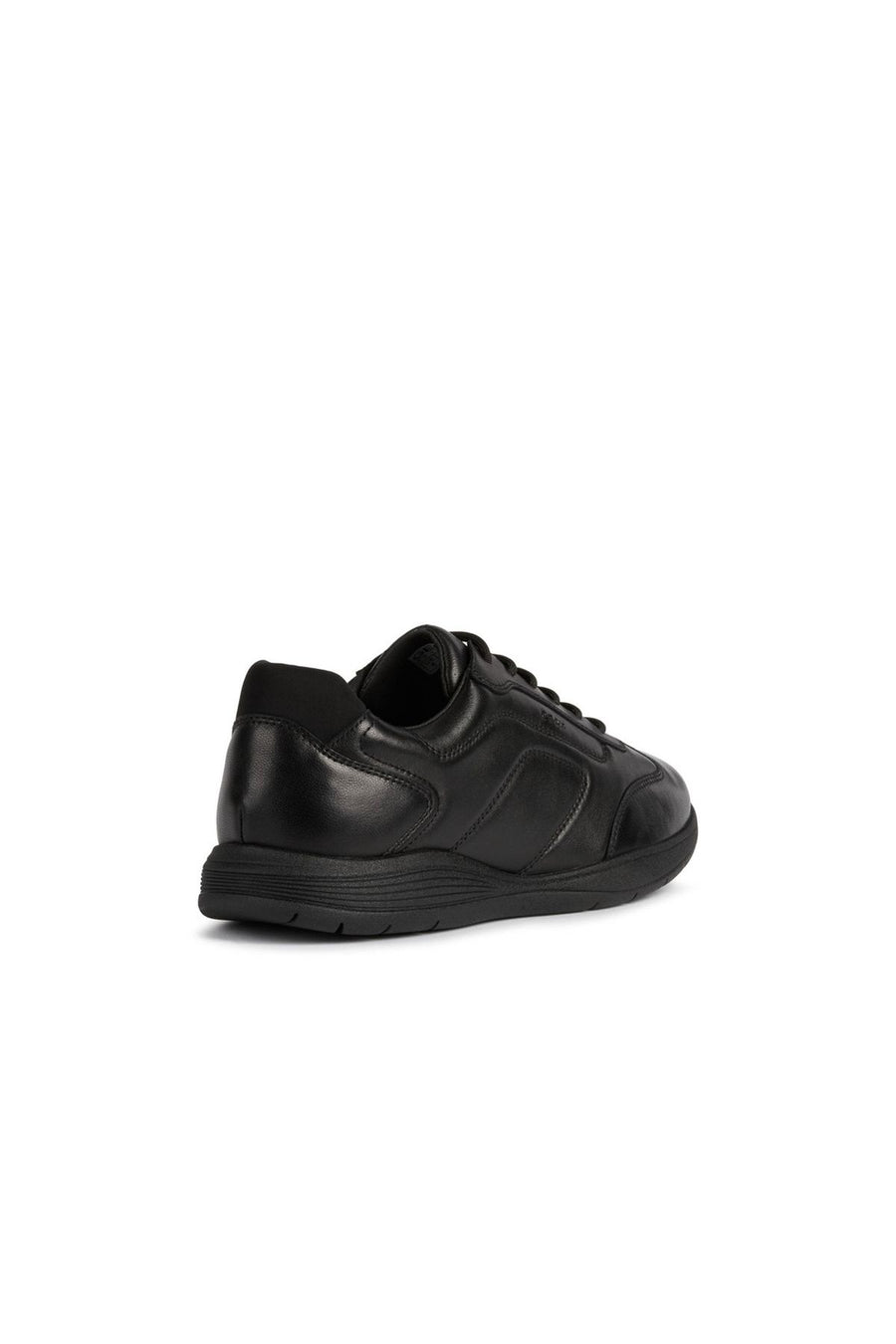 Geox Erkek Siyah Spherica Ec2 Bağcıklı Deri Casual Sneaker