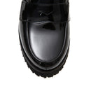 Black Patent Leather Women's Leather Shoes | Derimod