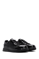 Men's Black Patent Leather Sneaker | Derimod