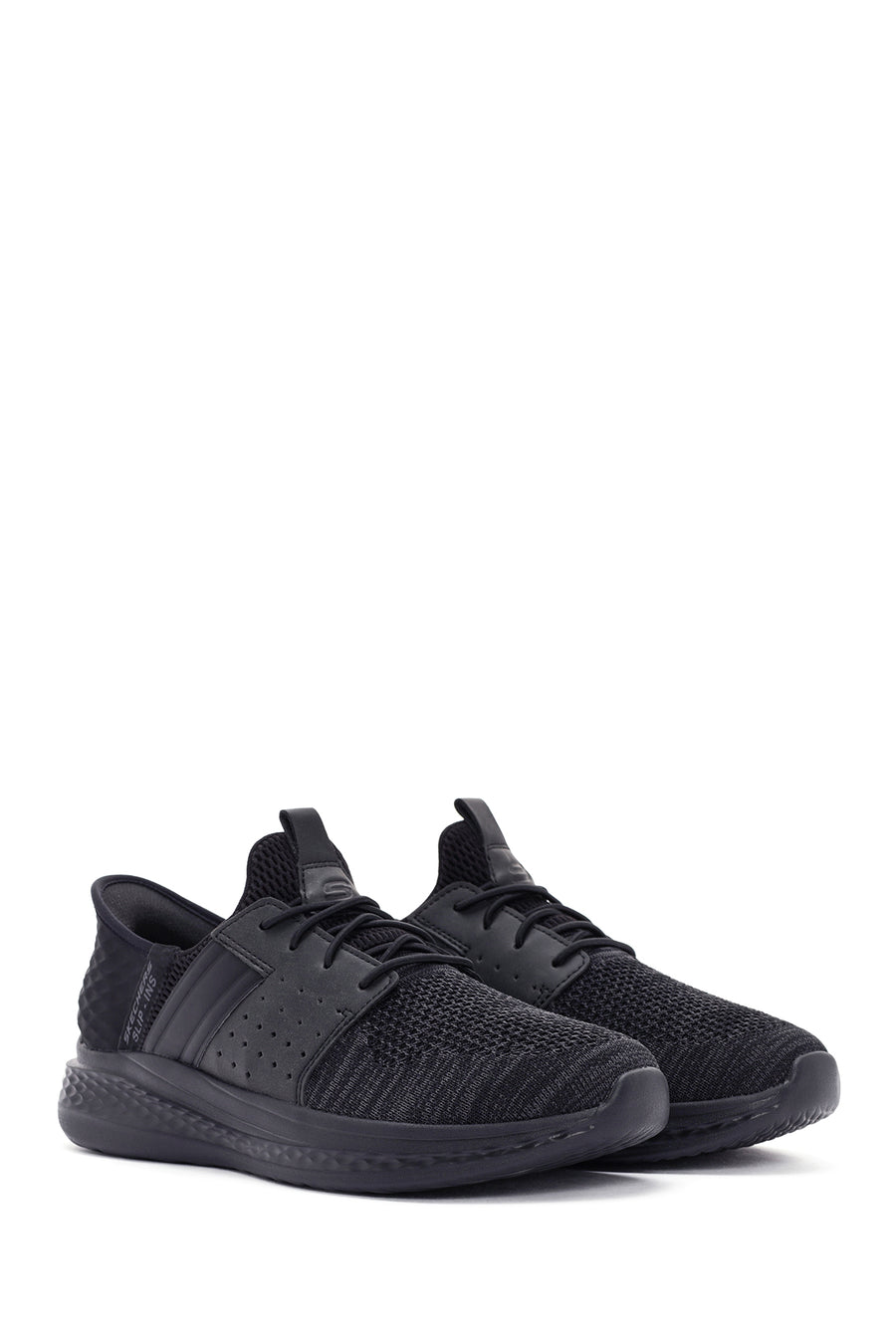 Skechers Erkek Siyah Slade - Ocon Bağcıklı Spor Sneaker