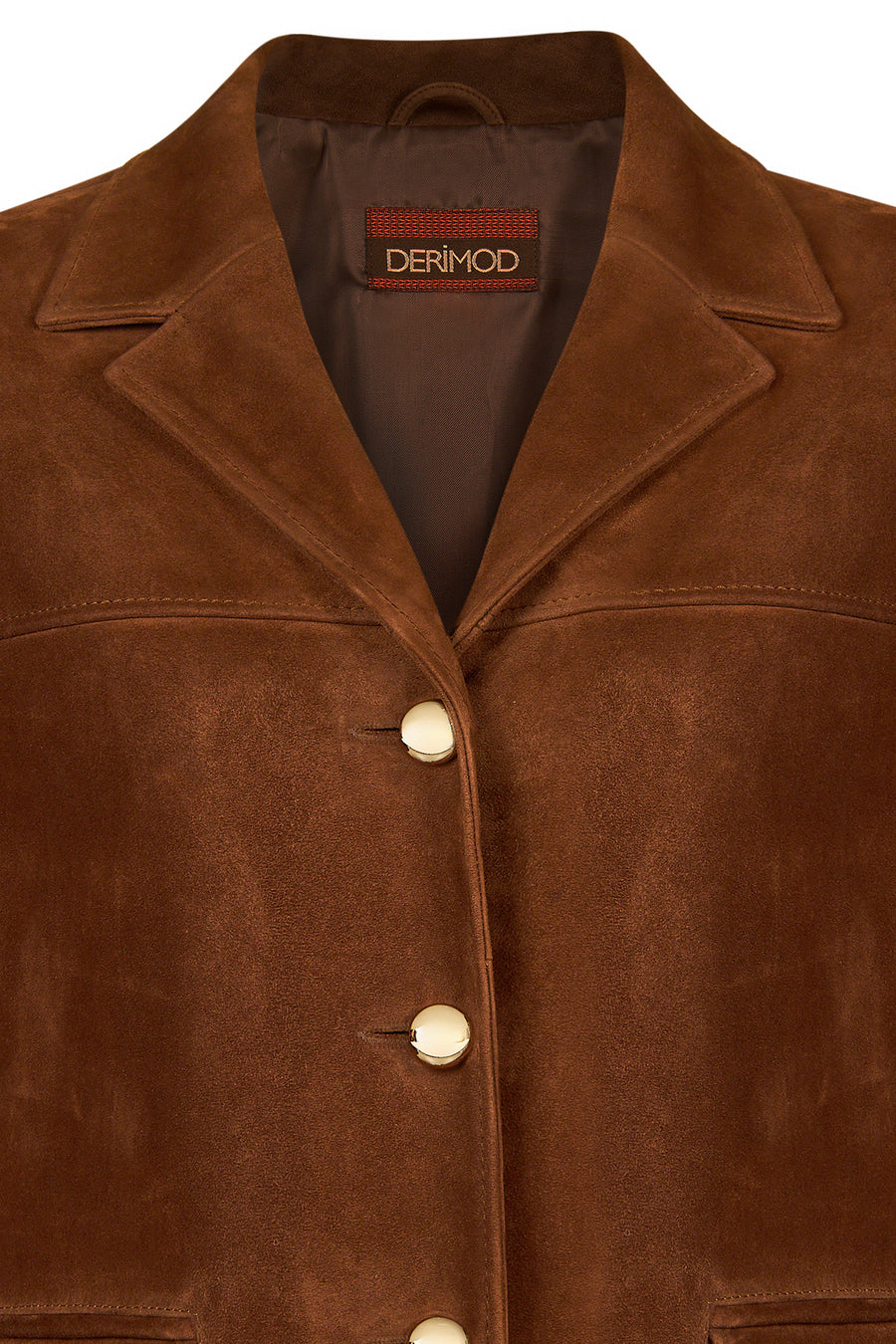 Melanie Woman Whisky Nubuck Leather Blazer Jacket