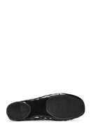 Women's Black Jelly Ballerina | Derimod