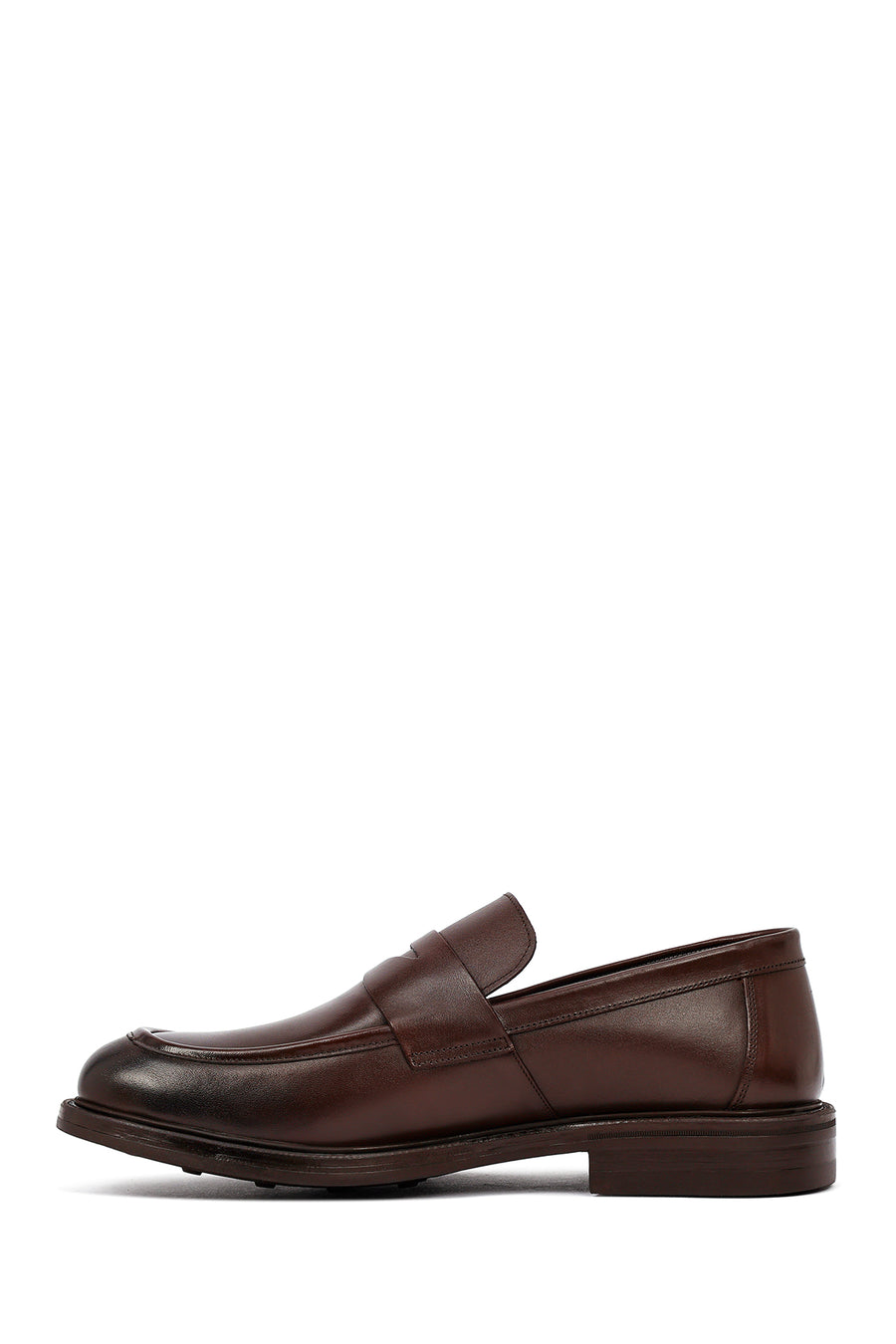 Male Brown Leather Classic Loafer