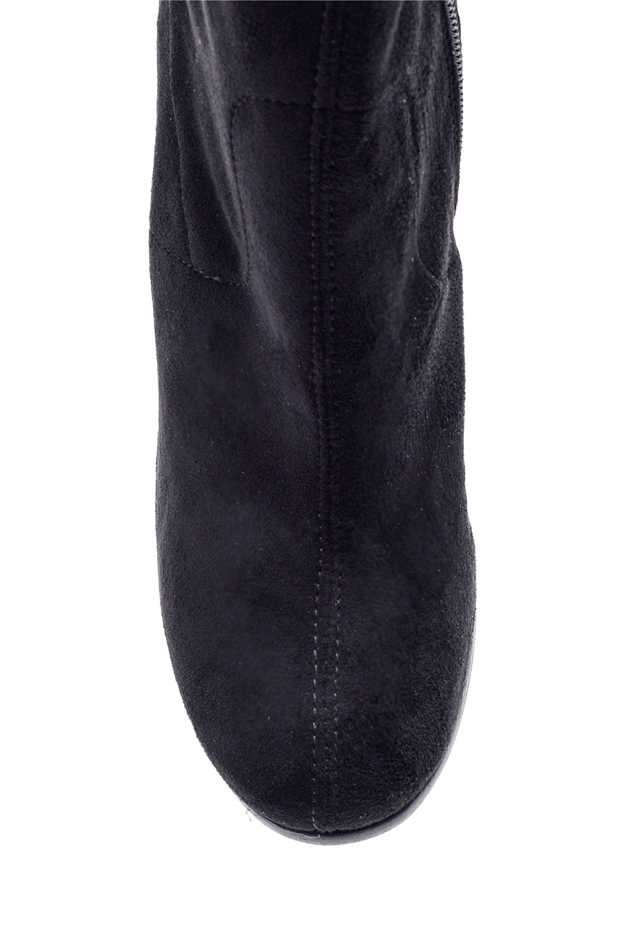 Women's Suede Heeled Boots