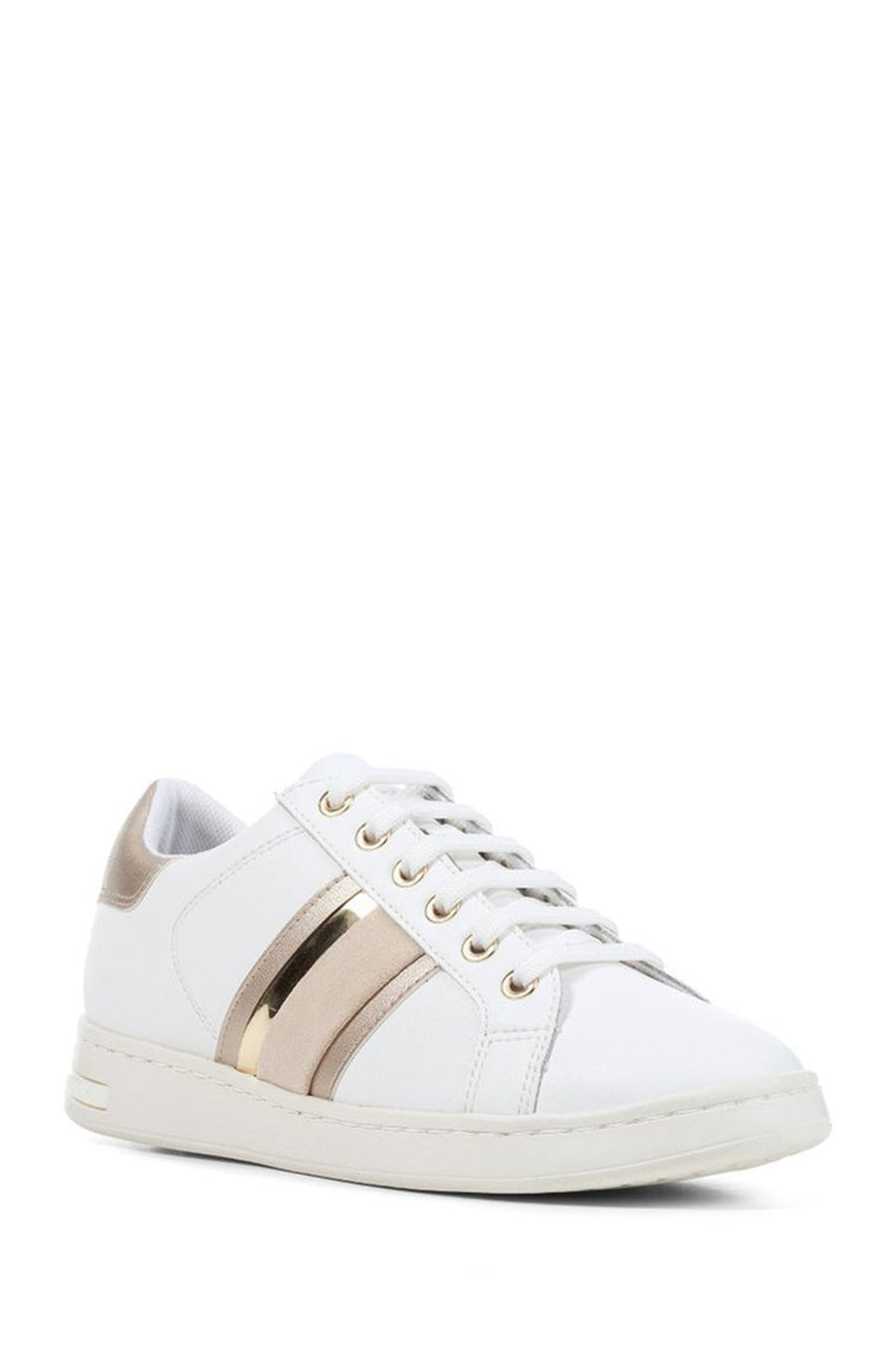 Geox Kadın Beyaz Jaysen Bağcıklı Deri Sneaker