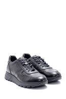 Men's Leather Crocodile Pattern Sneaker | Derimod