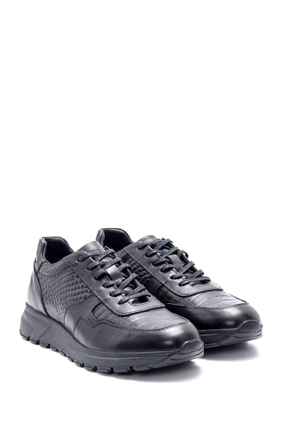 Men's Leather Crocodile Pattern Sneaker