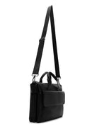 Men's Black Leather Briefcase | Derimod