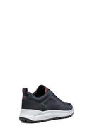 Geox Men's Navy Blue Spherica 4x4 Abx Laced Waterproof Leather Sneaker | Derimod