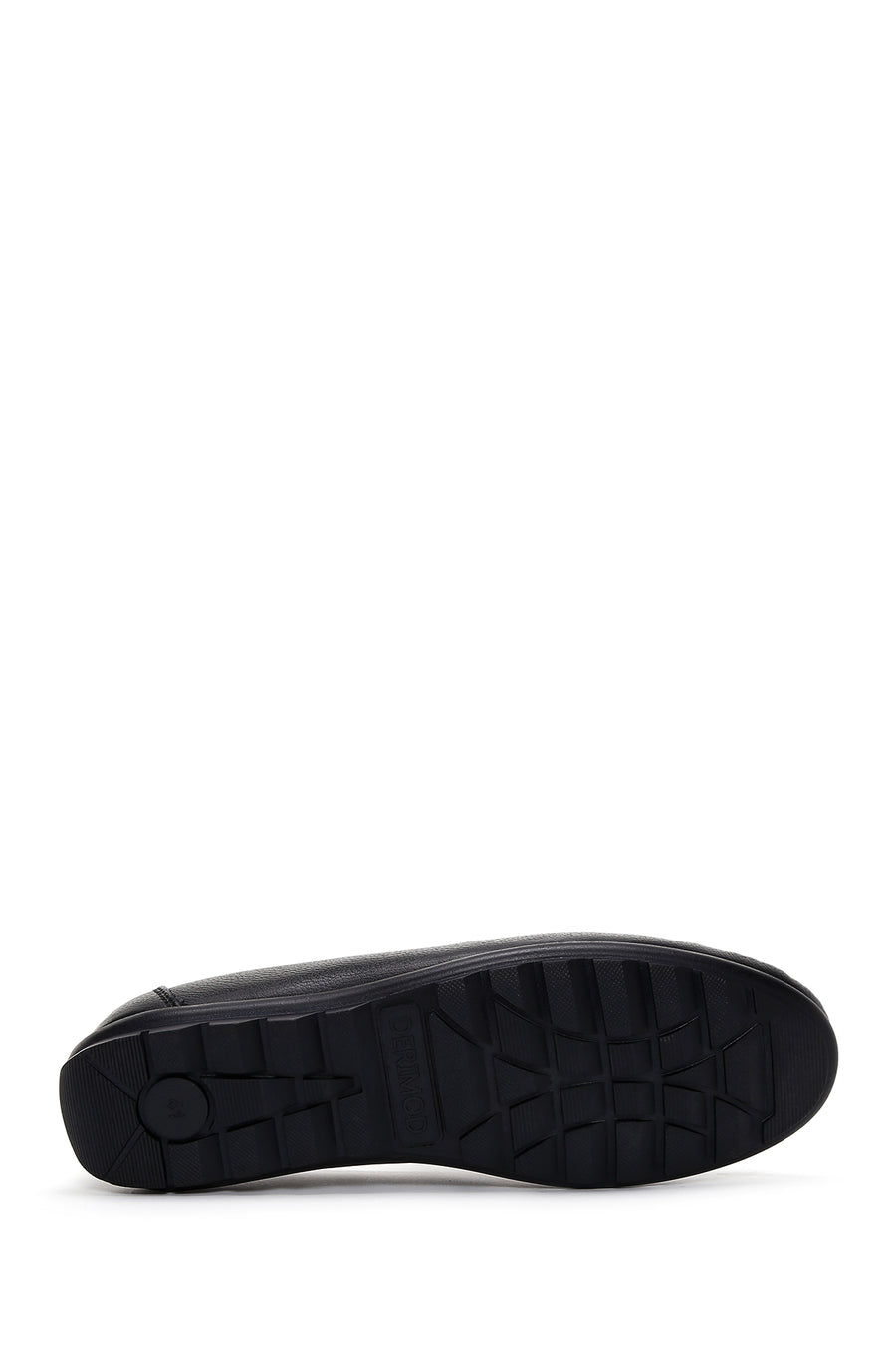 Men's Black Leather Casual Loafer