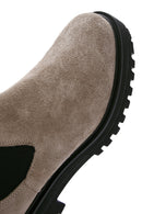 Women's Mink Suede Leather Chelsea Boots | Derimod