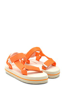 Women's Orange Flat Sandals | Derimod