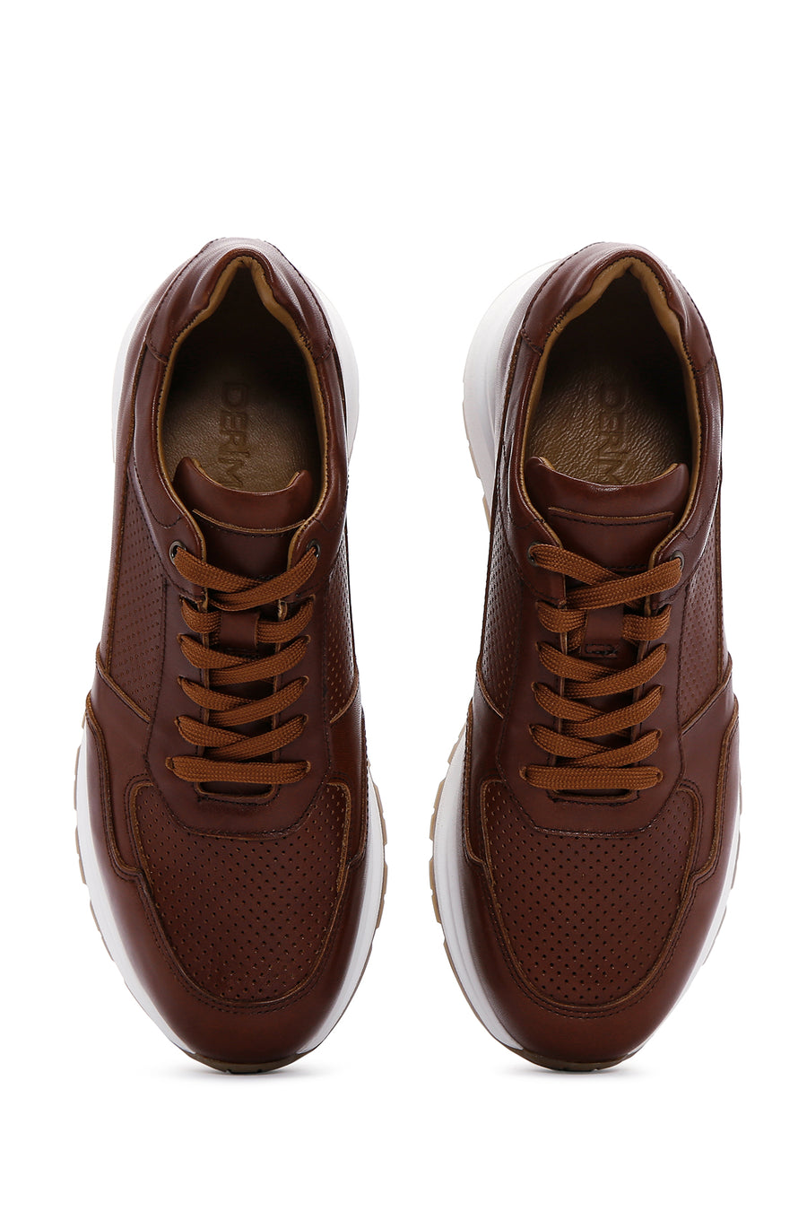 Men's Tan Leather Sneaker