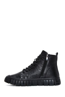 Men's Black Leather Boots | Derimod