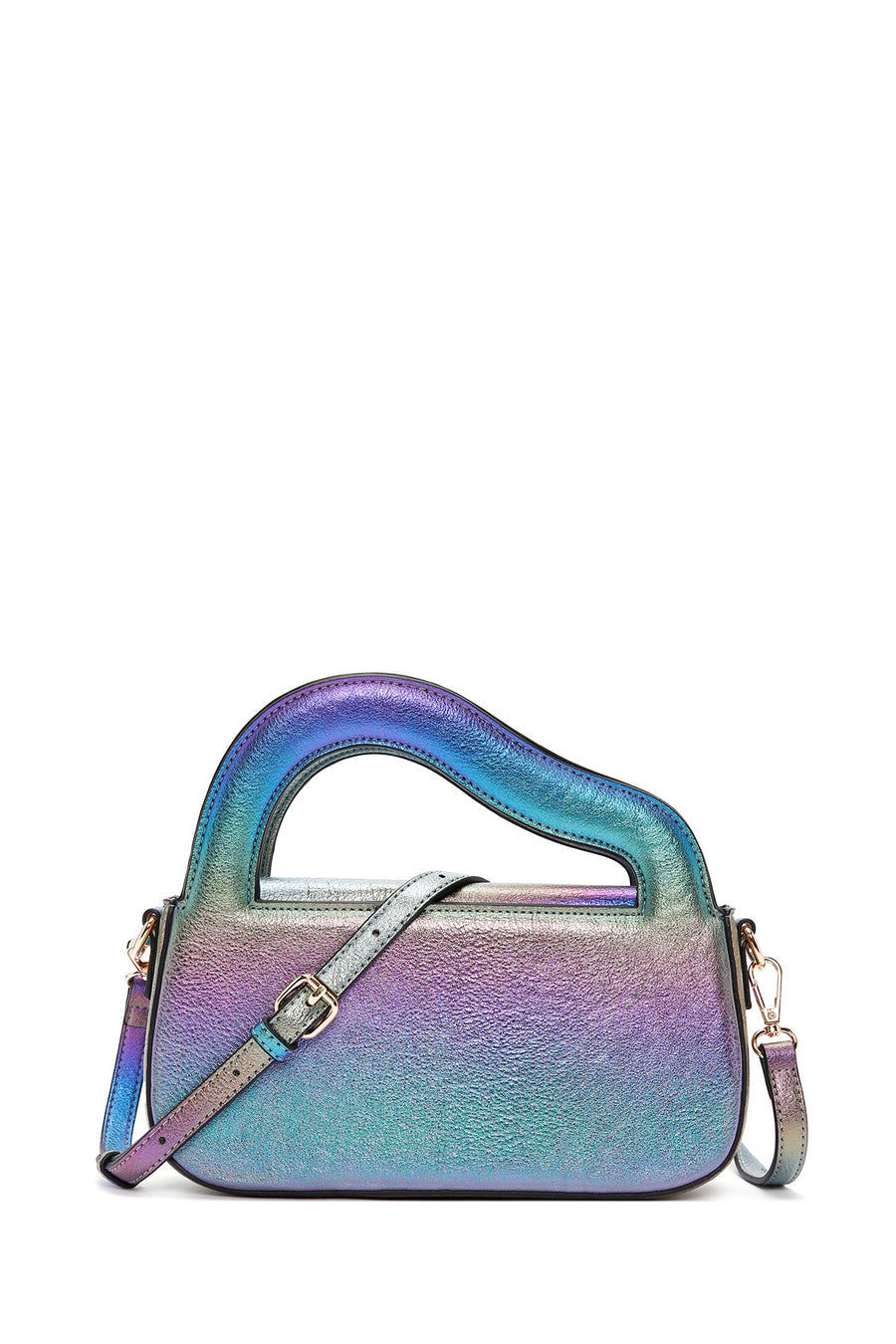 Women's Multicolored Long Strap Metallic Crossbody Bag 24SBD283032 | Derimod