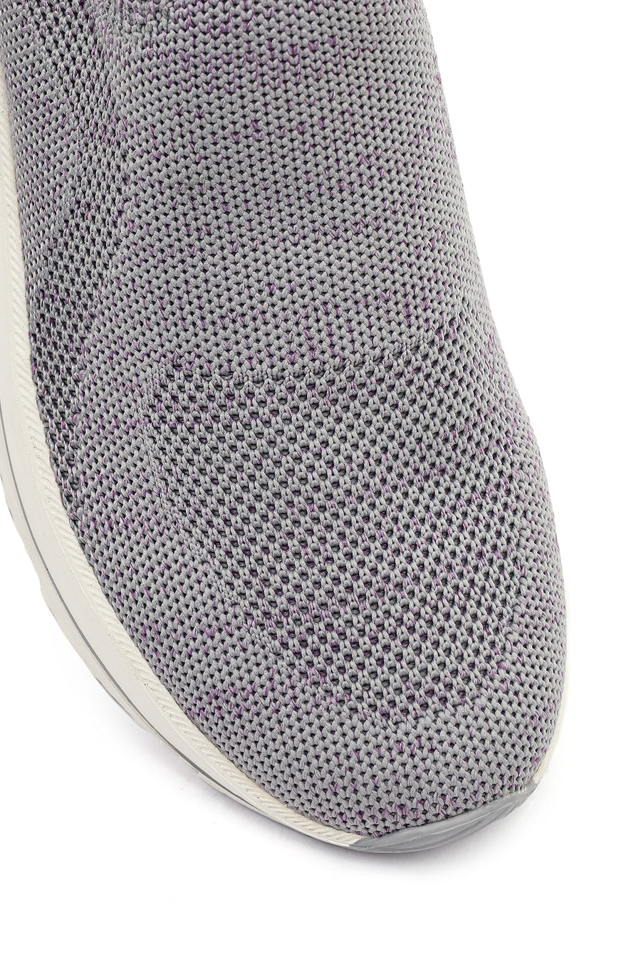 Derimod Zero Women's Grey Thick-Soled Fabric Sneaker