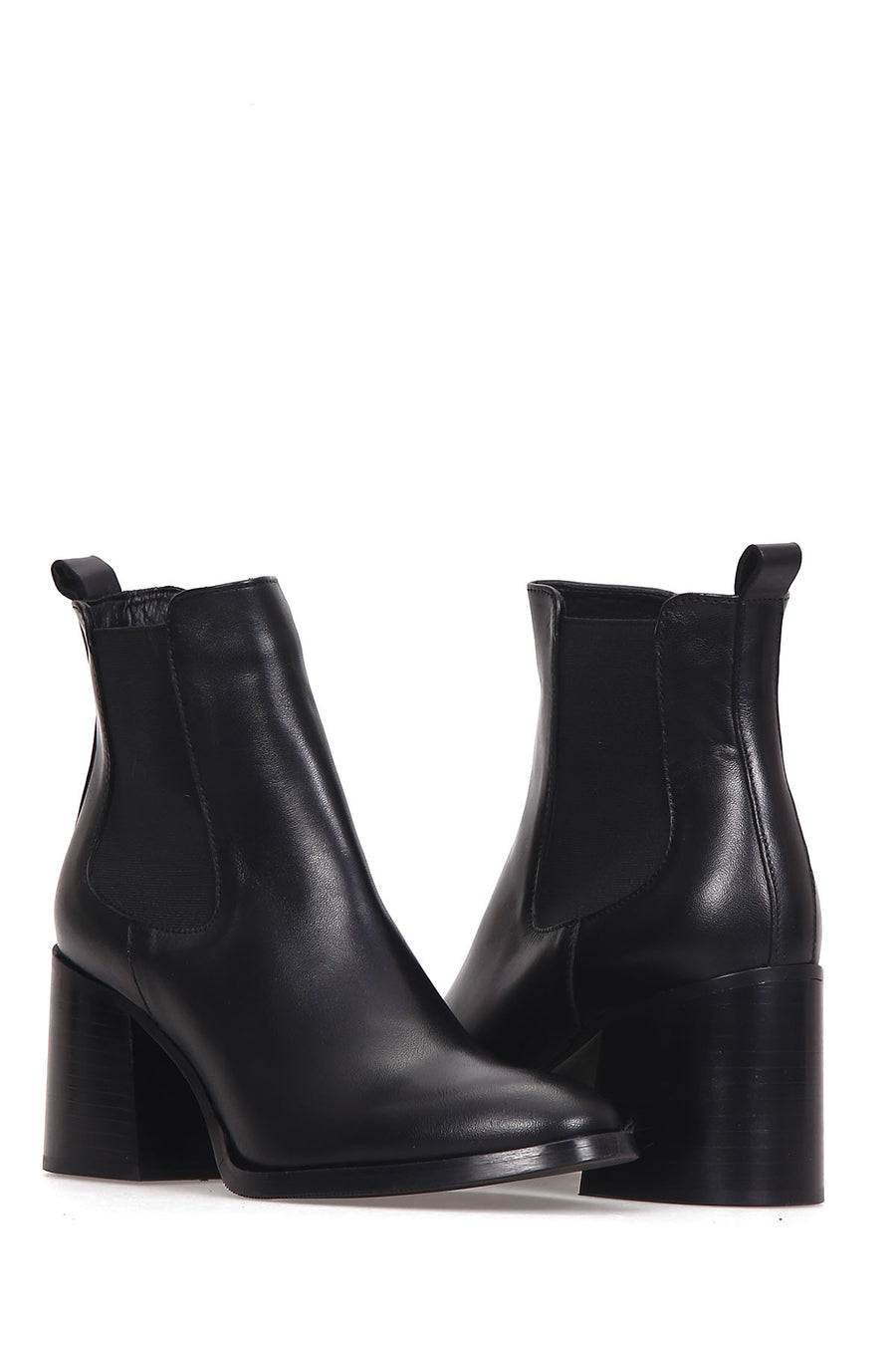 Women's Heeled Leather Boots
