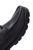 Men's Black Leather Casual Shoes | Derimod