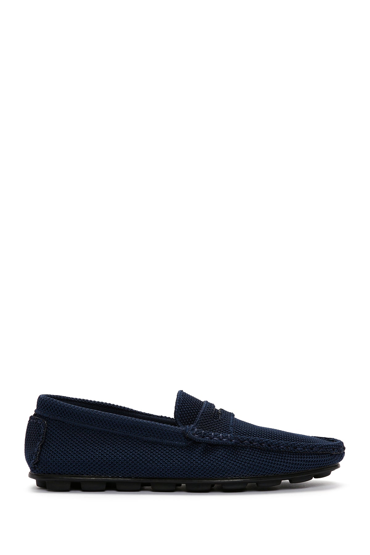 Men's Navy Blue Fabric Loafer 24SFD61606F | Derimod