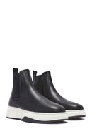 Men's Black Leather Chelsea Boots | Derimod