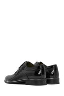 Men's Black Laced Patent Leather Classic Shoes | Derimod