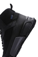 Men's Black Nubuck Leather Boots | Derimod