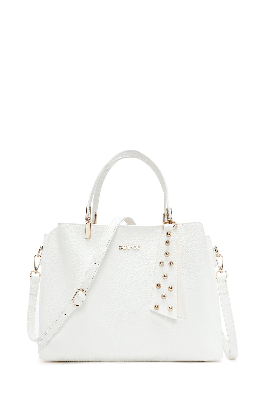 Women's White Long Strap Shoulder Bag 24SBD2010FT | Derimod