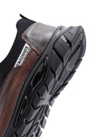 Men's Brown Leather Comfort Loafer | Derimod