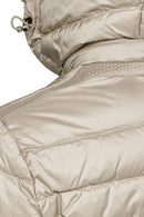 Geox Women's Cream Jaysen Hooded Jacket | Derimod