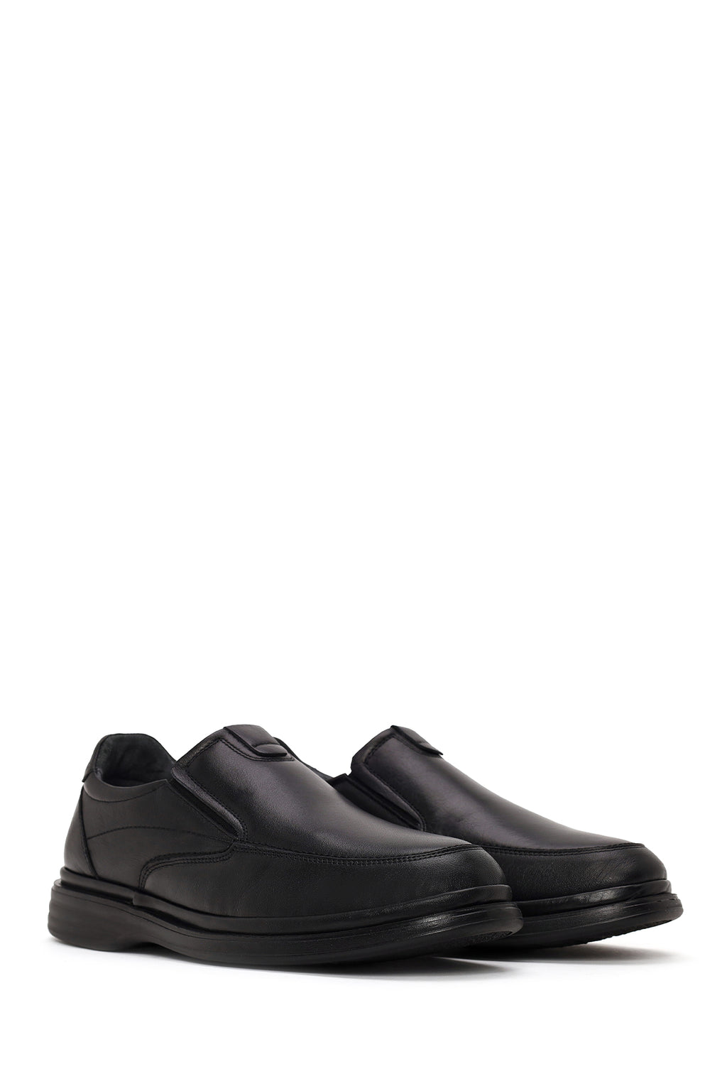 Erkek Siyah Deri Konfor Loafer