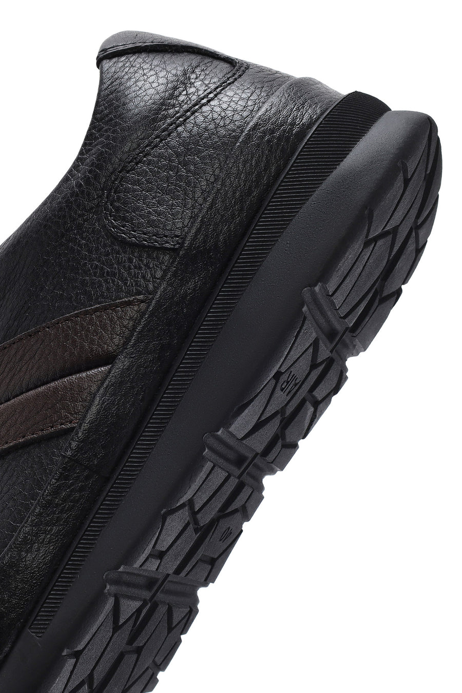 Men's Black Lace-up Leather Casual Shoes