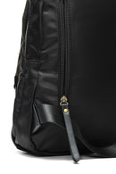 Women's Black Suede Backpack | Derimod