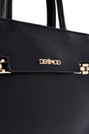 Women's Black Long Strap Chain Detailed Handbag | Derimod
