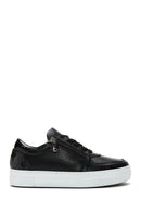 Women's Leather Zipper Sneaker | Derimod