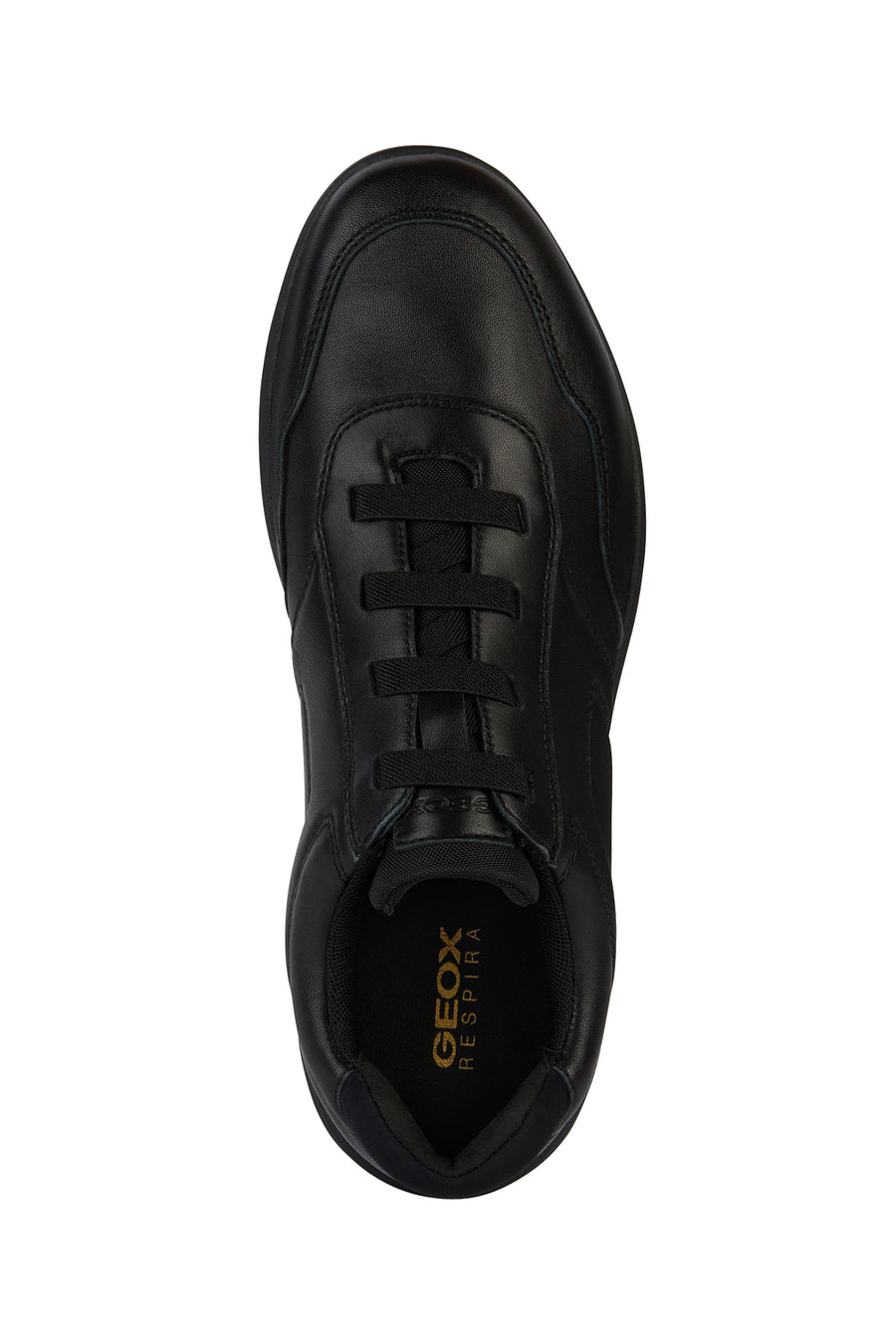 Geox Erkek Siyah Spherica Ec2 Bağcıklı Deri Sneaker